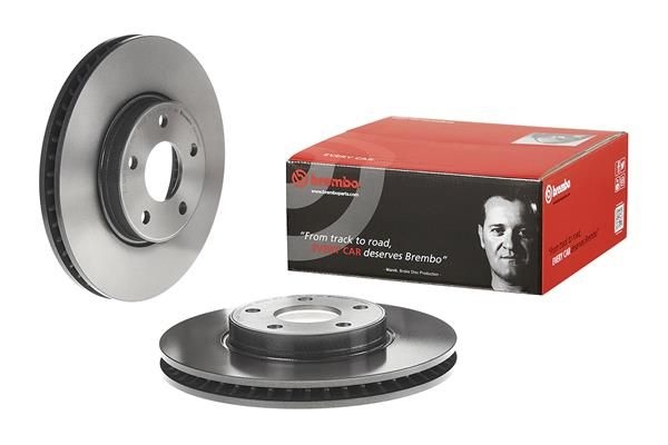 BREMBO Brake disc PRIME LINE - UV Coated internally vented 09.C990.21 Brake rotor,Brake discs FORD,Focus Mk4 Turnier (HP),Focus Mk4 Schrägheck (HN)