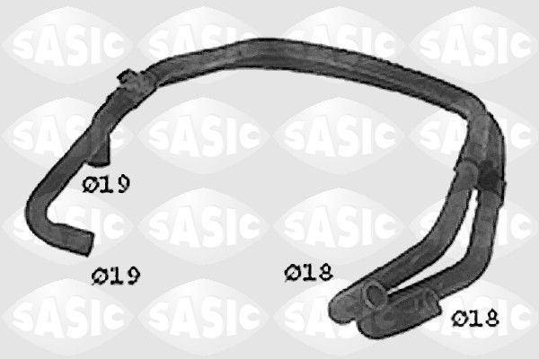 SASIC Radiator Hose SWH4175 Coolant Hose RENAULT,SUPER 5 (B/C40_),RAPID Kasten (F40_, G40_),SUPER 5 Kasten (S40_)