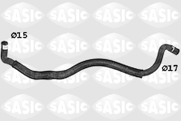SASIC Radiator Hose Centre right SWH0504 Coolant Hose PEUGEOT,CITROËN,106 II Schrägheck (1A_, 1C_),106 I (1A, 1C),SAXO (S0, S1)