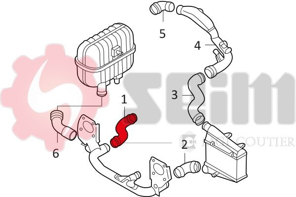 Audi Charger Air Hose