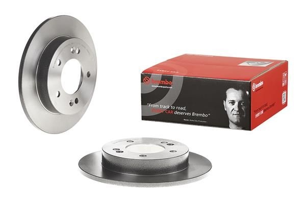 BREMBO Brake disc solid 08.9081.21 Brake rotor,Brake discs HYUNDAI,KIA,ix20 (JC),VENGA (YN),Venga Kasten / Schrägheck (YN)