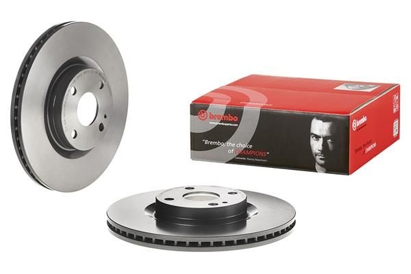 BREMBO Brake disc PRIME LINE - UV Coated internally vented 09.D307.11 Brake rotor,Brake discs FIAT,MAZDA,ABARTH,124 Spider (348_),MX-5 IV (ND)