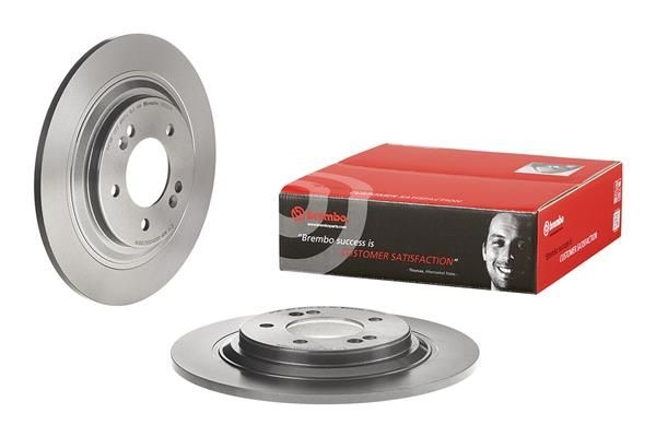BREMBO Brake disc PRIME LINE - UV Coated solid 08.D221.11 Brake rotor,Brake discs HYUNDAI,KIA,Kona (OS),KONA Kasten/SUV (OS, OSE, OSI),Grandeur (IG)