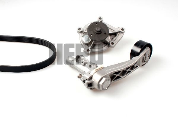 Water Pump + V-Ribbed Belt Kit