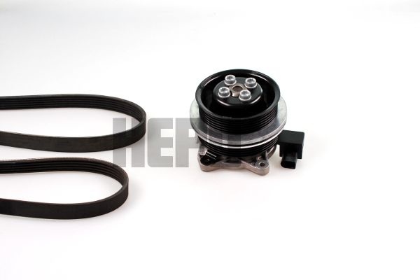 Water Pump + V-Ribbed Belt Kit