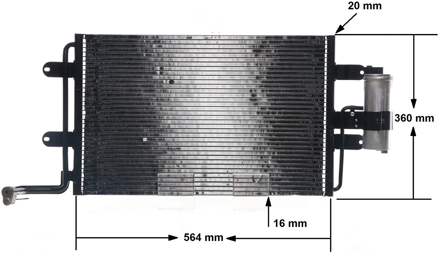 MAHLE ORIGINAL Condenser VW,AUDI,SKODA AC 180 000S 1J0820411D,1J0820411N,1J0820413A AC Condenser,Condenser, air conditioning 1J0820413B,1J0820413D