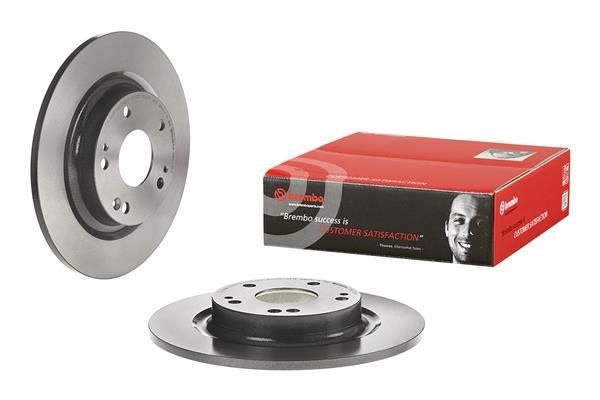 BREMBO Brake disc PRIME LINE - UV Coated solid 08.D718.11 Brake rotor,Brake discs HONDA,CIVIC X Schrägheck (FC_, FK),Civic X Limousine (FC_)
