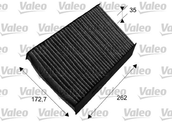 VALEO Pollen filter Activated Carbon Filter 715647 Filter, interior air,Cabin filter RENAULT,MEGANE III Grandtour (KZ0/1)