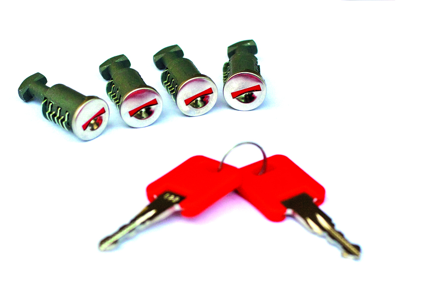 G3 takrackesystem lås set om 4
