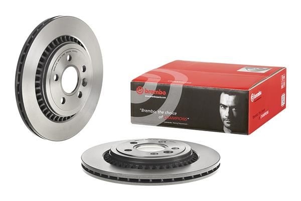 BREMBO Brake disc PRIME LINE - UV Coated internally vented 09.D393.11 Brake rotor,Brake discs VOLVO,V70 III (135),V60 (155, 157),S60 II (134)
