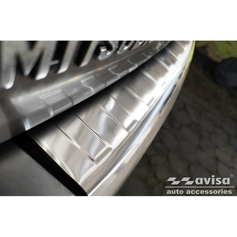 Avisa Protecteur De Pare-Chocs Arrière En Acier Inoxydable Pour Mitsubishi Outlander Ii 2006-2012 / Peugeot 2007-2012 / Taille 30 - Winparts