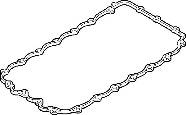 ELRING Sump Gasket 138.430 Oil Pan Gasket,Oil Sump Gasket OPEL,RENAULT,NISSAN,Vivaro A Kastenwagen (X83),Vivaro A Combi (X83),Movano Kastenwagen (X70)