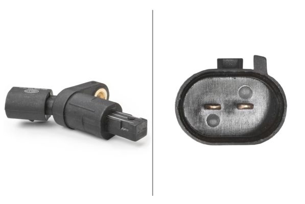 HELLA ABS Sensor 6PU 009 106-181 ESP Sensor,Sensor, wheel speed VW,AUDI,SKODA,Golf IV Schrägheck (1J1),New Beetle Cabrio (1Y7),Golf IV Variant (1J5)