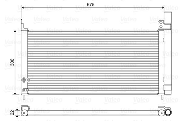 Condenser, Air Conditioning 814415 Valeo