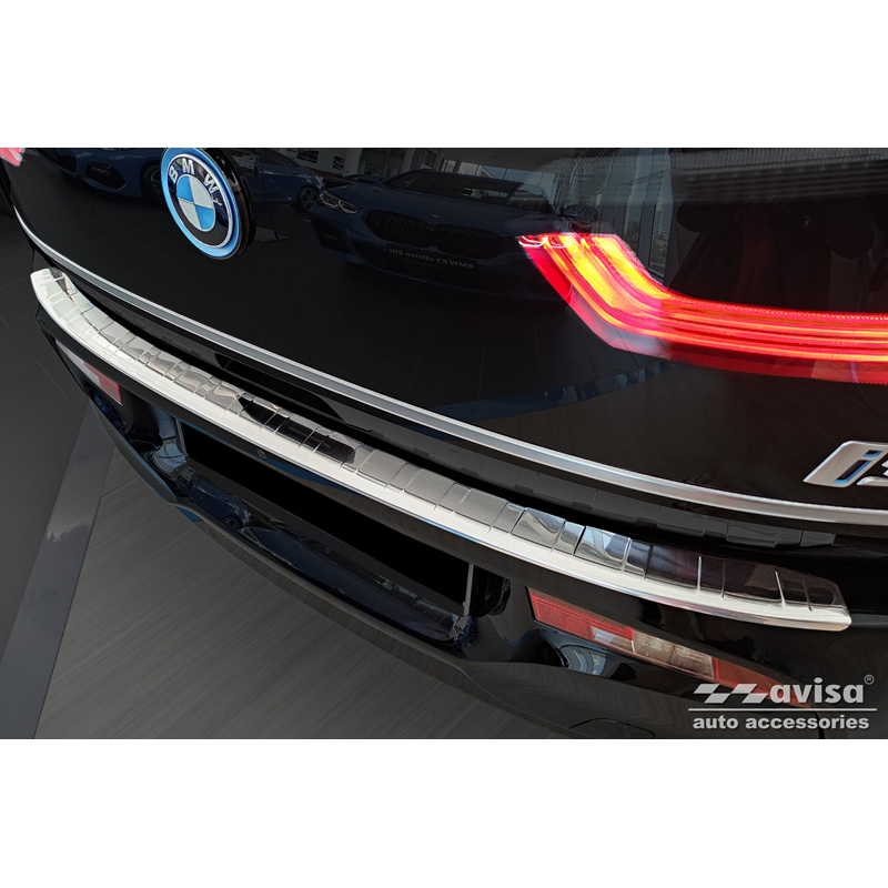 Avisa Protecteur De Pare-Chocs Arrière En Acier Inoxydable Pour BMW (I01) Facelift 2017- Ribs Taille 30 - Winparts