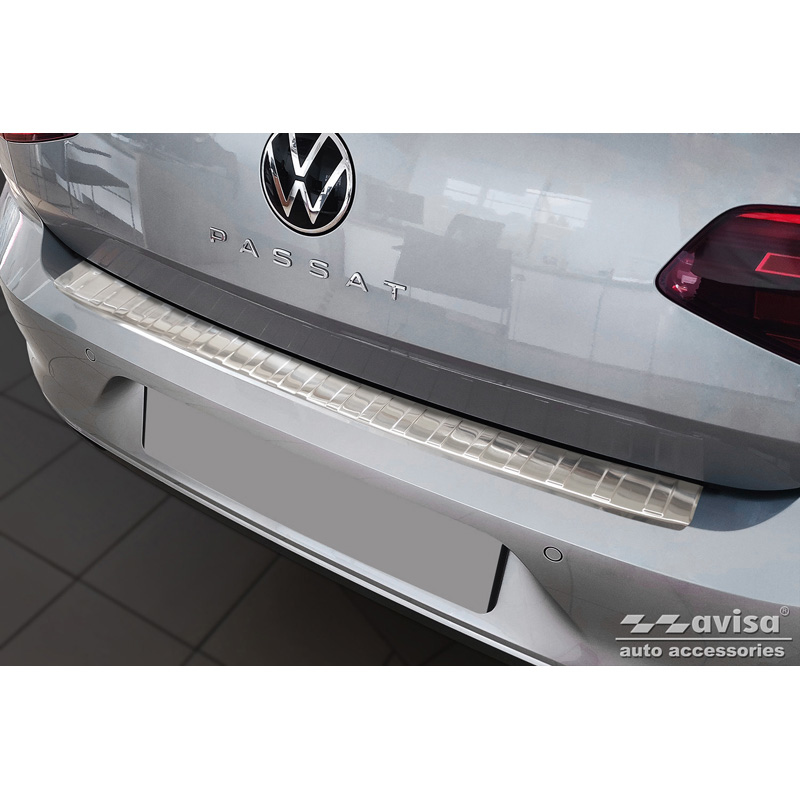 Avisa Bakre Stotfångarskydd Rostfritt Stål Lamplig For Volkswagen Passat Sedan 20142019 Amp Fl 2019 39Ribs39