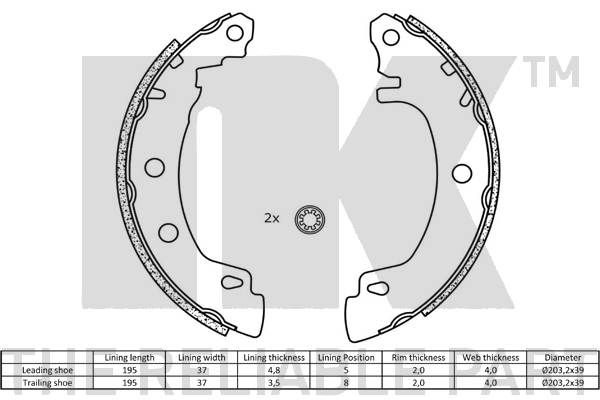 Brake Shoe Kit