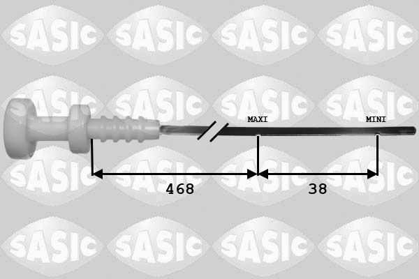 SASIC Oil Dipstick 1940009 PEUGEOT,CITROËN,206 Schrägheck (2A/C),106 II Schrägheck (1A_, 1C_),306 Schrägheck (7A, 7C, N3, N5),205 II (20A/C)