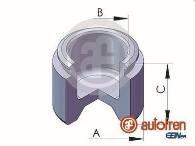 AUTOFREN SEINSA Piston, brake caliper AUDI,MERCEDES-BENZ,OPEL D02522 105262600301,105262600401,105482600301  105482600401,0004233683,0004235898,542045