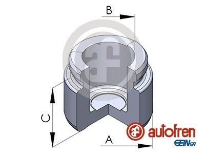 AUTOFREN SEINSA Piston, brake caliper Rear Axle D02536  MERCEDES-BENZ,OPEL,190 (W201),Stufenheck (W124),C-Klasse Limousine (W202),W124 Coupe (C124)