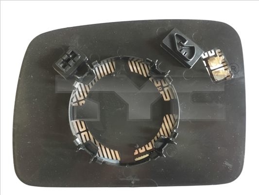 TYC Wing Mirror Glass Right 329-0025-1 Side Mirror Glass,Mirror Glass LAND ROVER,Freelander 2 SUV (L359),Range Rover III (L322),Discovery III (L319)