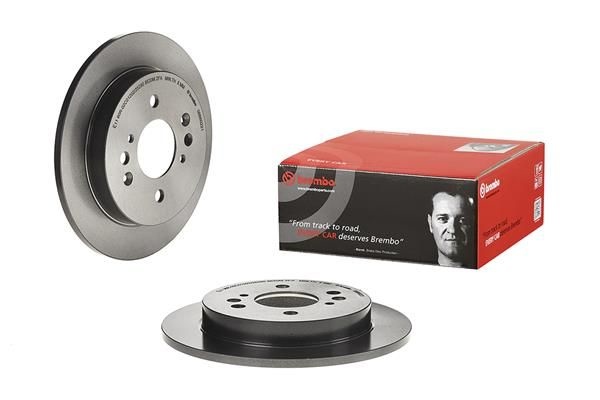 BREMBO Brake disc PRIME LINE - UV Coated solid 08.B602.21 Brake rotor,Brake discs HONDA,JAZZ IV (GK)