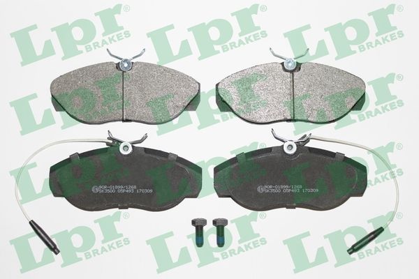 Lpr Bromsbelaggssats Skivbroms 05P493 Peugeot 05P493 Storlek 05