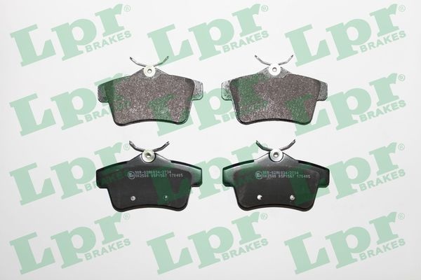 Lpr Bromsbelaggssats Skivbroms 05P1567 Peugeot 05P1567 Storlek 05