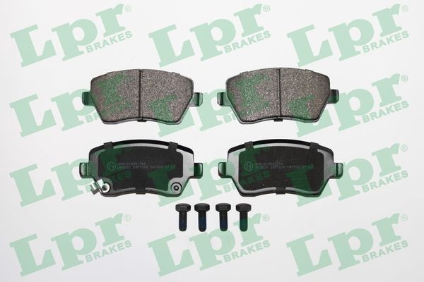 Lpr Bromsbelaggssats Skivbroms 05P1229 Suzuki 05P1229 Storlek 05
