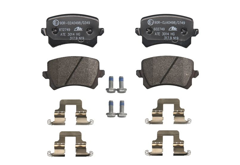 ATE Brake pad set VW,AUDI,SKODA 13.0460-2749.2 1K0698451G,3AA698451,3C0698451D 3C0698451E,3C0698451F,5N0698451,8E0698451J,1K0698451D,1K0698451F