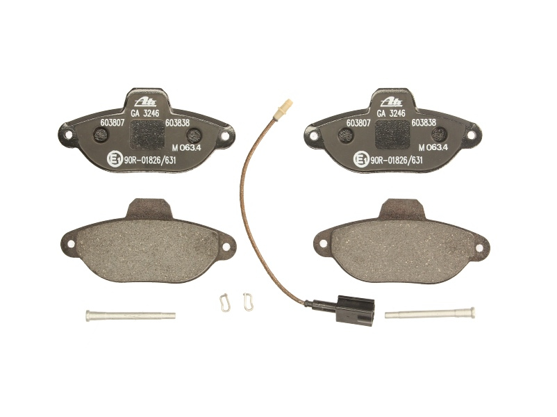 ATE Brake pad set FORD,FIAT 13.0460-3838.2 77364635,77365191,77365306 77365816,1559698,1669578,1675620,1731172,1736940,1778385,9S512K021BA,9S512K021BB