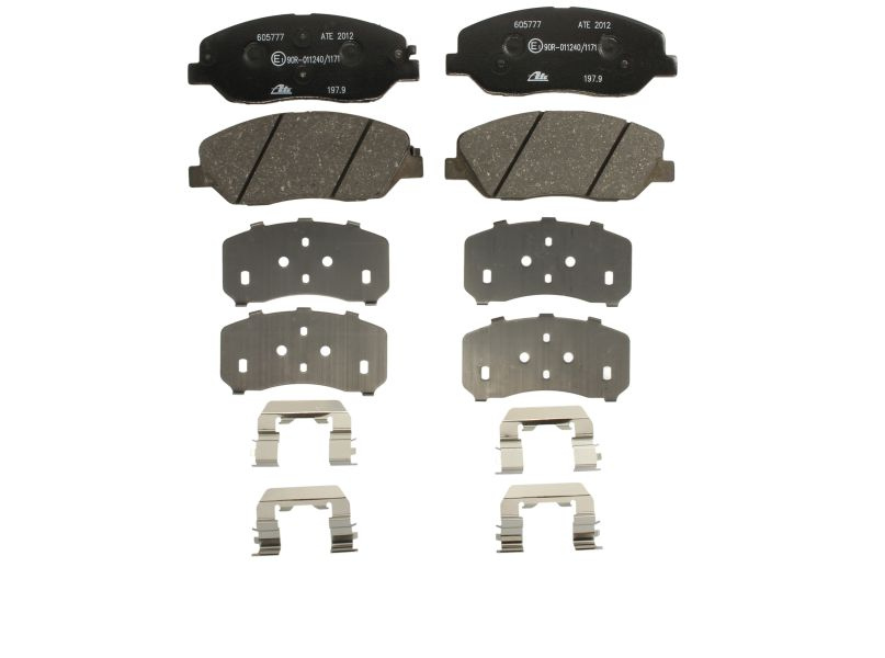 ATE Brake pad set with acoustic wear warning 13.0460-5777.2 Brake pads,Brake pad set, disc brake HYUNDAI,KIA,SANTA FÉ II (CM),SANTA FÉ I (SM)