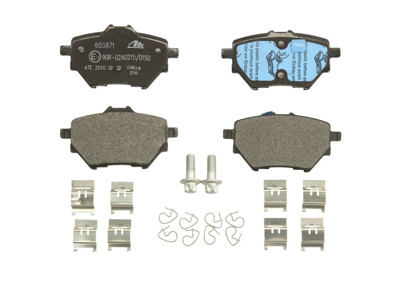 ATE Brake pad set OPEL,PEUGEOT,TOYOTA 13.0460-3871.2 1609000680,1619790880,1636413980 1678167980,1609000680,1678167980,1609000680,1619790880,95525378
