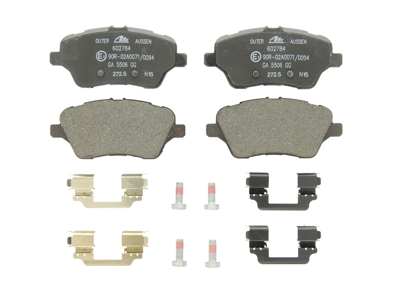 ATE Brake pad set excl. wear warning contact 13.0460-2784.2 Brake pads,Brake pad set, disc brake FORD,Fiesta Mk6 Schrägheck (JA8, JR8),B-MAX (JK)