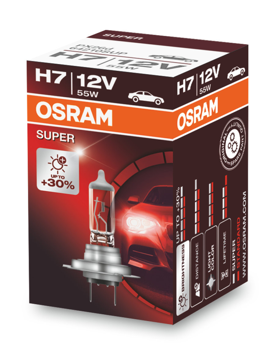 OSRAM Light Bulbs SUPER 64210SUP Bulb, spotlight VW,AUDI,MERCEDES-BENZ,Golf IV Schrägheck (1J1),Golf V Schrägheck (1K1),POLO (9N_)