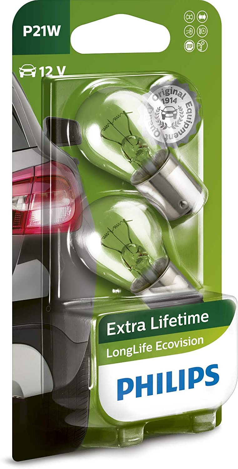 PHILIPS Light Bulbs Ball-shaped lamp 12498LLECOB2 Bulb, indicator VW,AUDI,MERCEDES-BENZ,Golf IV Schrägheck (1J1),Golf V Schrägheck (1K1),POLO (9N_)