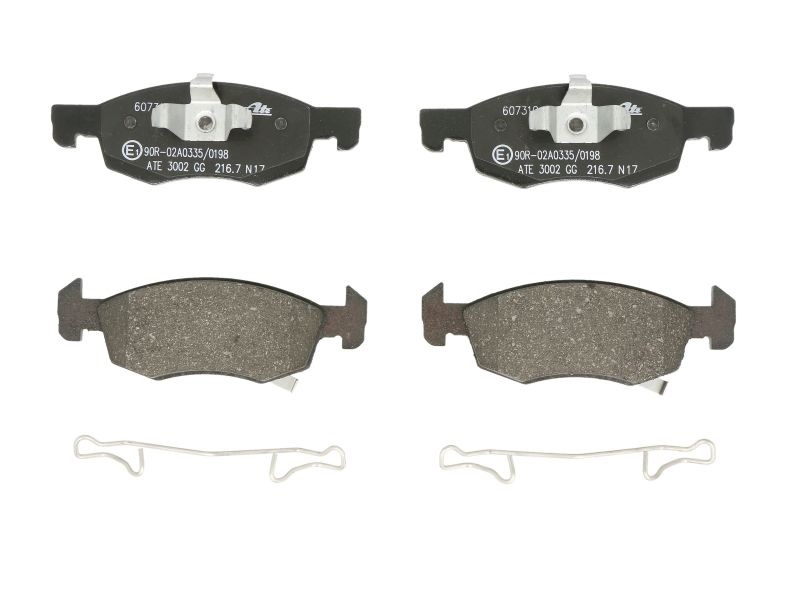 ATE Brake pad set with acoustic wear warning 13.0460-7310.2 Brake pads,Brake pad set, disc brake OPEL,VAUXHALL,Corsa E Schrägheck (X15)