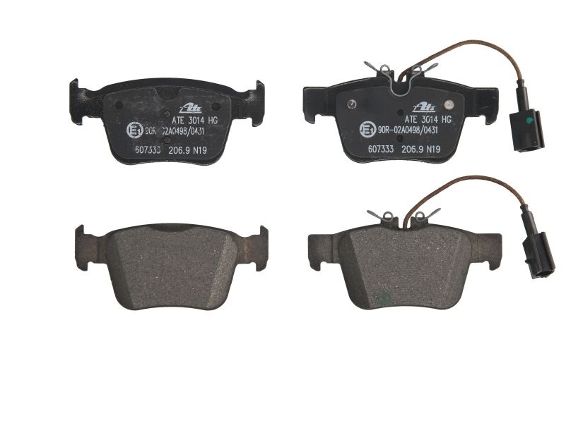 ATE Brake pad set with integrated wear warning contact 13.0460-7333.2 Brake pads,Brake pad set, disc brake ALFA ROMEO,GIULIA (952_),Stelvio (949_)