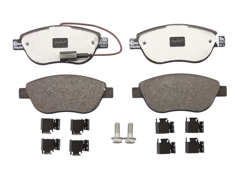 ATE Brake pad set OPEL,FIAT,ABARTH 13.0460-3827.2 51928528,71770122,77363420 77363958,77364473,77364875,77365379,77365623,77365716,77365865,1605157