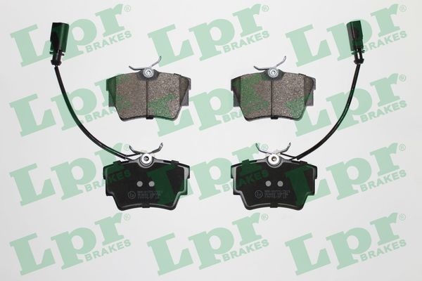Lpr Bromsbelaggssats Skivbroms 05P786 Volkswagen 05P786 Storlek 05