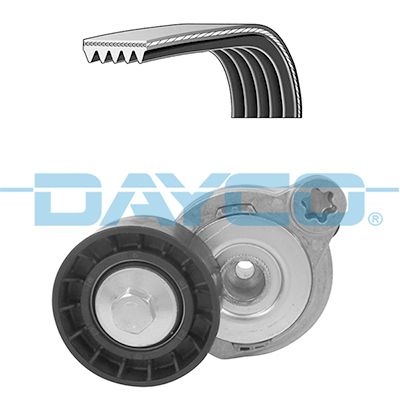 DAYCO V-ribbed belt set KPV279 Serpentine belt kit,Auxiliary belt kit VOLVO,XC60 (156),V70 III (135),V60 (155, 157),S60 II (134),XC70 II Kombi (136)