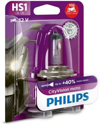 PHILIPS CityVision Moto HS1 Light Bulbs 12V 35/35W - x1