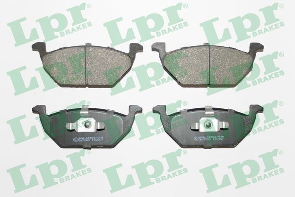 Lpr Bromsbelaggssats Skivbroms 05P668 Volkswagen 05P668 Storlek 05