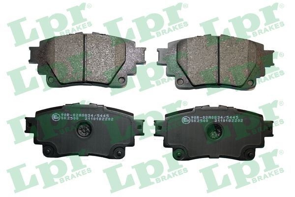 Lpr Bromsbelaggssats Skivbroms 05P2202 Suzuki 05P2202 Storlek 05