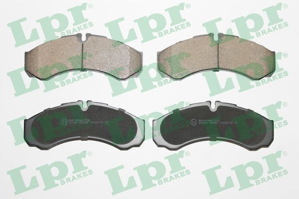 Lpr Bromsbelaggssats Skivbroms 05P955 Renault 05P955 Storlek 05