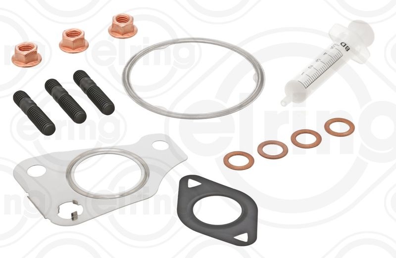ELRING Mounting Kit, charger with gaskets/seals 007.810 OPEL,FIAT,PEUGEOT,Corsa D Schrägheck (S07),Astra J Sports Tourer (P10),ASTRA J,Meriva B (S10)