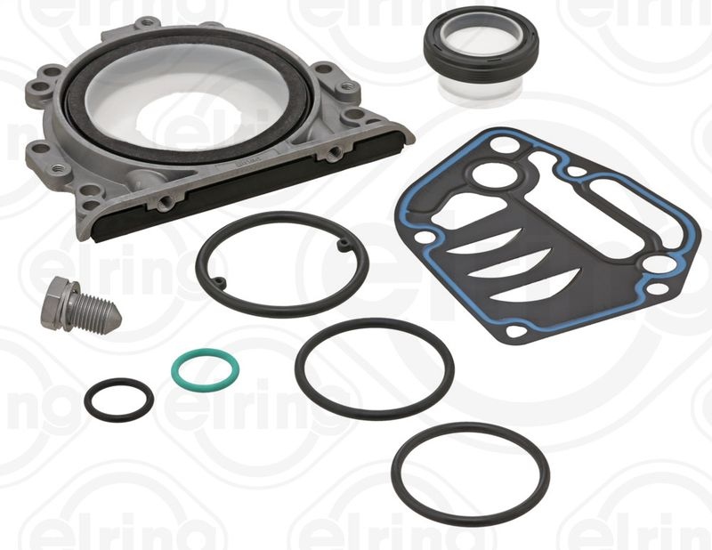 ELRING Gaskets with crankshaft seal 292.011 Gasket Set, crank case VW,AUDI,SKODA,Golf IV Schrägheck (1J1),Golf V Schrägheck (1K1),POLO (9N_)