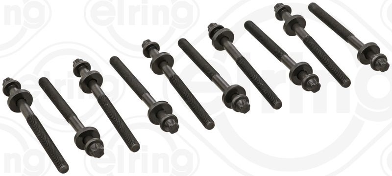 ELRING Cylinder Head Bolt Kit Male Torx 802.661 Bolt Kit, cylinder head BMW,LAND ROVER,ROVER,3 Touring (E91),3 Limousine (E90),3 Limousine (E46)