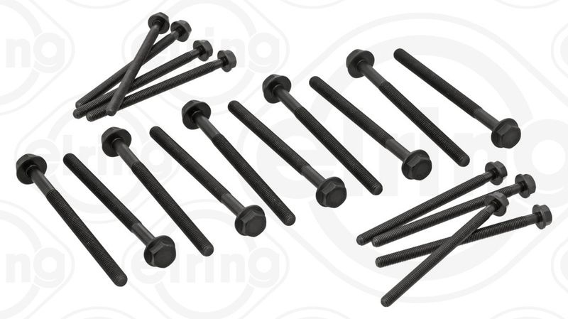 ELRING Cylinder Head Bolt Kit FORD,FIAT,PEUGEOT 733.100 0204A9,0204A98x,0204C0 Bolt Kit, cylinder head 0204C010x,1102676,11026768x,1372302,137230210x
