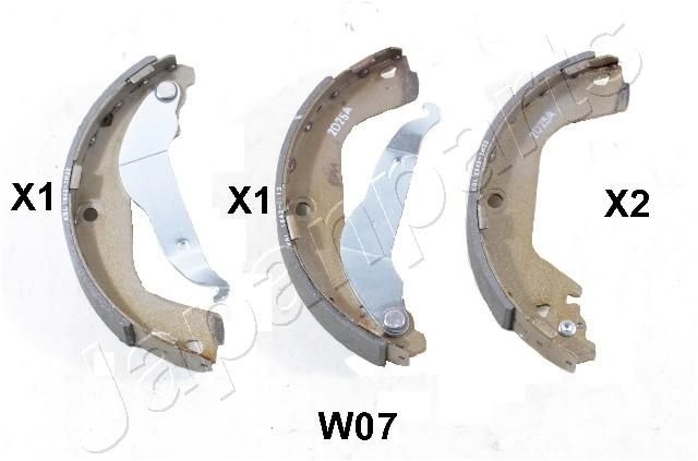 Japanparts Bromsbackar Sats